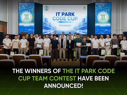 TUIT team wins IT Park Code Cup 2026, earns trip to Baku training camp