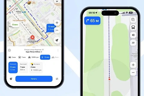 Yandex Maps launches shade-aware "Green" walking routes in Tashkent